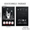 12 Sizes-24 Pcs Press On Nails C703