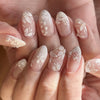 12 Sizes-24 Pcs Press On Nails JP4109