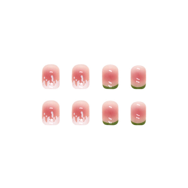 12 Sizes-24 Pcs Press On Nails R504