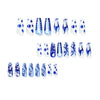 12 Sizes-24 Pcs Press On Nails JP2755