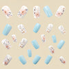 12 Sizes-24 Pcs Press On Nails Y619