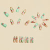 12 Sizes-24 Pcs Press On Nails Y1254