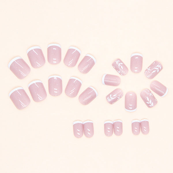 12 Sizes-24 Pcs Press On Nails W520