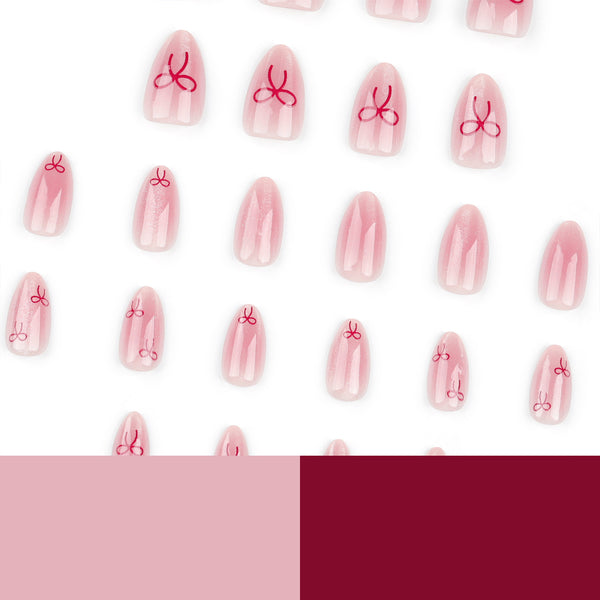 12 Sizes-24 Pcs Press On Nails JP3309