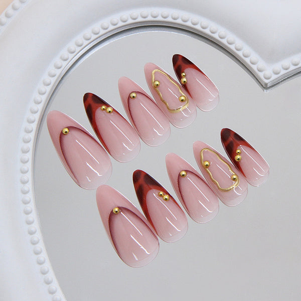 12 Sizes-24 Pcs Press On Nails Z1283