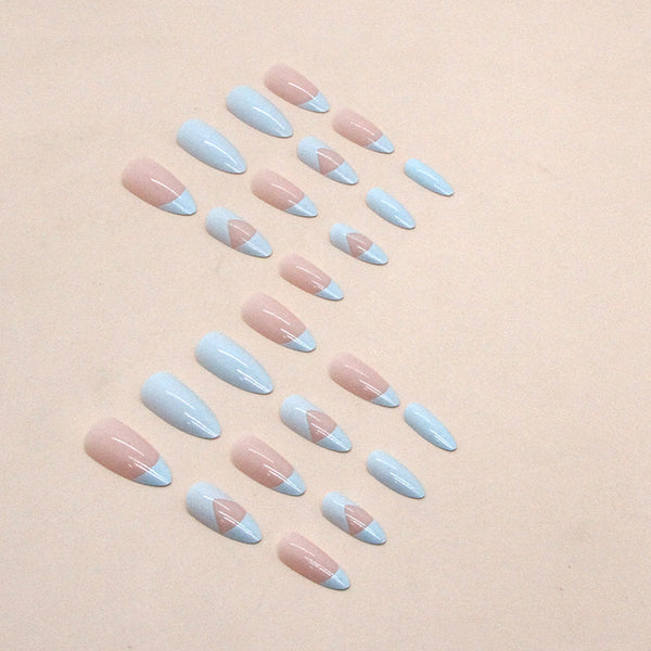 12 Sizes-24 Pcs Press On Nails W673