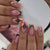 12 Sizes-24 Pcs Press On Nails W987