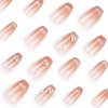 12 Sizes-24 Pcs Press On Nails JP2896