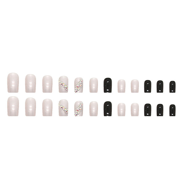 12 Sizes-24 Pcs Press On Nails Z621