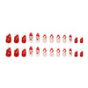 12 Sizes-24 Pcs Press On Nails W1820