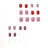 12 Sizes-24 Pcs Press On Nails JP1547