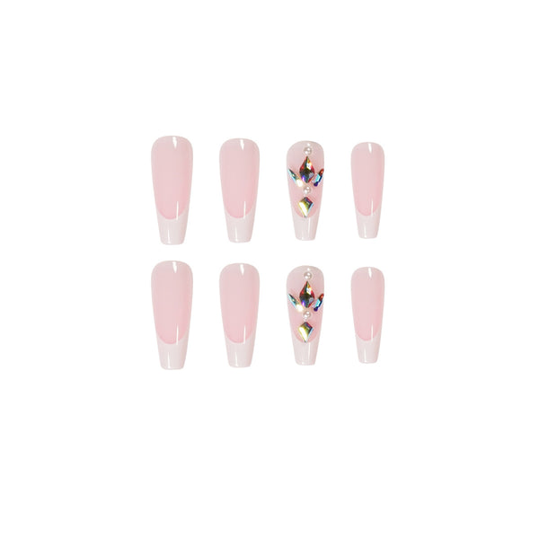 12 Sizes-24 Pcs Press On Nails JP1154