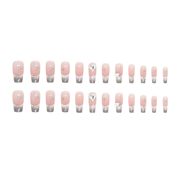 12 Sizes-24 Pcs Press On Nails Z776