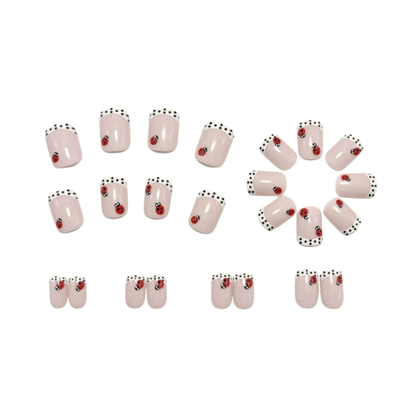 12 Sizes-24 Pcs Press On Nails Y2019