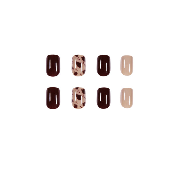 12 Sizes-24 Pcs Press On Nails JP1072