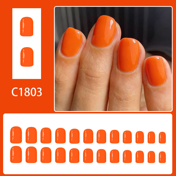 12 Sizes-24 Pcs Press On Nails C1803