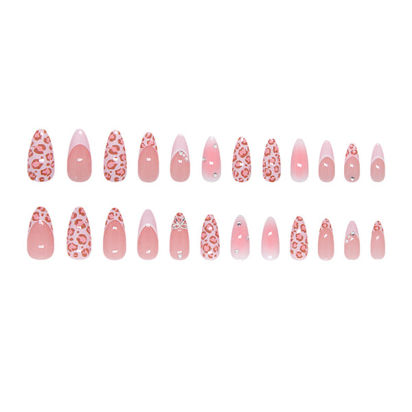12 Sizes-24 Pcs Press On Nails Z1284