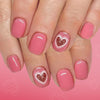 12 Sizes-24 Pcs Press On Nails C1480
