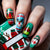 12 Sizes-24 Pcs Press On Nails Y1241