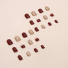 12 Sizes-24 Pcs Press On Nails Z538