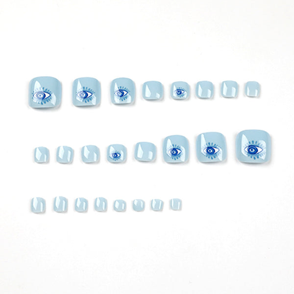 12 Sizes-24 Pcs Press On Nails JP1671