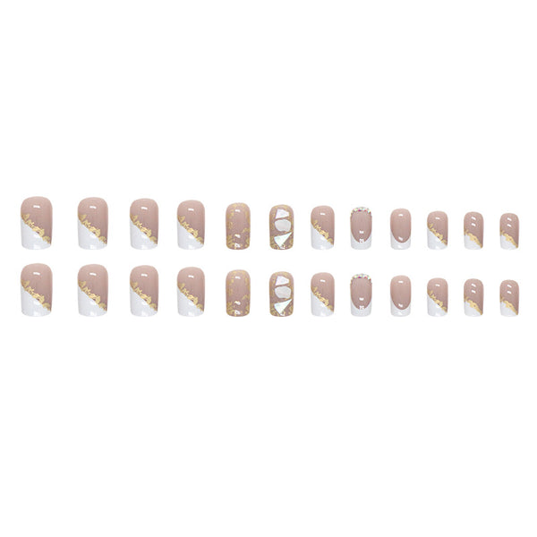 12 Sizes-24 Pcs Press On Nails Z700