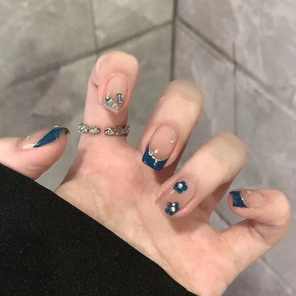 12 Sizes-24 Pcs Press On Nails Z939