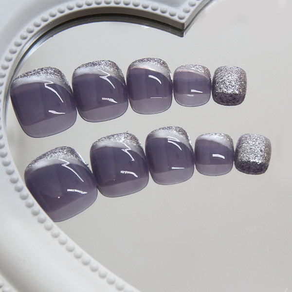 12 Sizes-24 Pcs Press On Nails F162