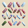 12 Sizes-24 Pcs Press On Nails Y1212