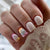 12 Sizes-24 Pcs Press On Nails W1444