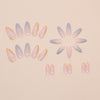 12 Sizes-24 Pcs Press On Nails W1695