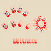 12 Sizes-24 Pcs Press On Nails Y1976