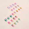 12 Sizes-24 Pcs Press On Nails Z698