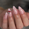 12 Sizes-24 Pcs Press On Nails C1386