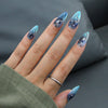 12 Sizes-24 Pcs Press On Nails W1928
