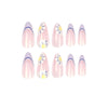 12 Sizes-24 Pcs Press On Nails JP1483