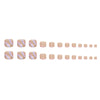 12 Sizes-24 Pcs Press On Nails F112