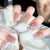 12 Sizes-24 Pcs Press On Nails R694