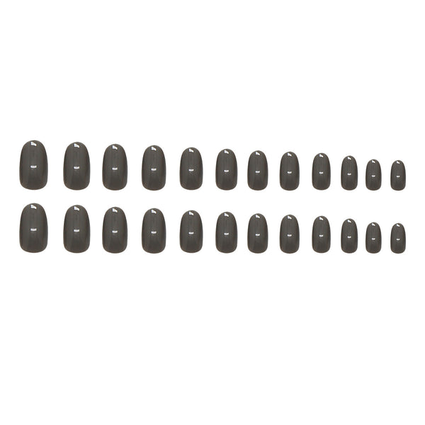 12 Sizes-24 Pcs Press On Nails CF059