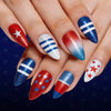 12 Sizes-24 Pcs Press On Nails C1747