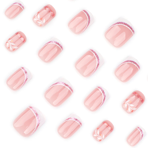 12 Sizes-24 Pcs Press On Nails JP3764