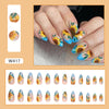 12 Sizes-24 Pcs Press On Nails W417