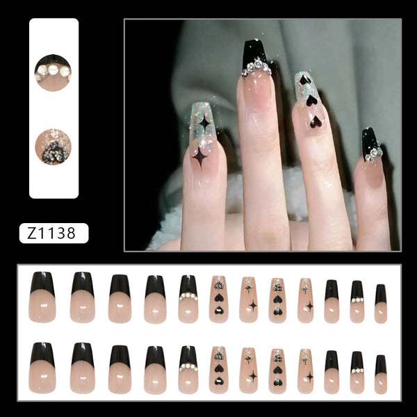 12 Sizes-24 PcsPress On Nails Z1138
