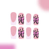 12 Sizes-24 Pcs Press On Nails C790