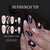 12 Sizes-24 Pcs Press On Nails C1332