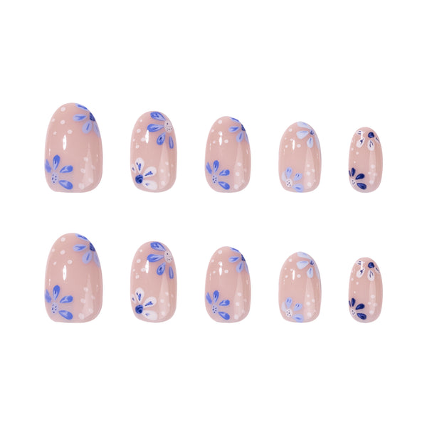 12 Sizes-24 Pcs Press On Nails JP4403