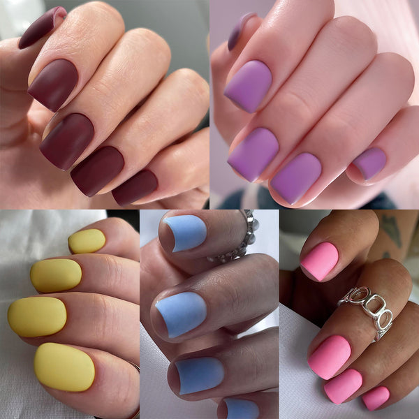 12 Sizes-24 Pcs Press On Nails JP3167