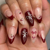 12 Sizes-24 Pcs Press On Nails JP3324