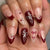 Almond French Glossy Medium Press on Nails