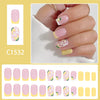 12 Sizes-24 Pcs Press On Nails C1532